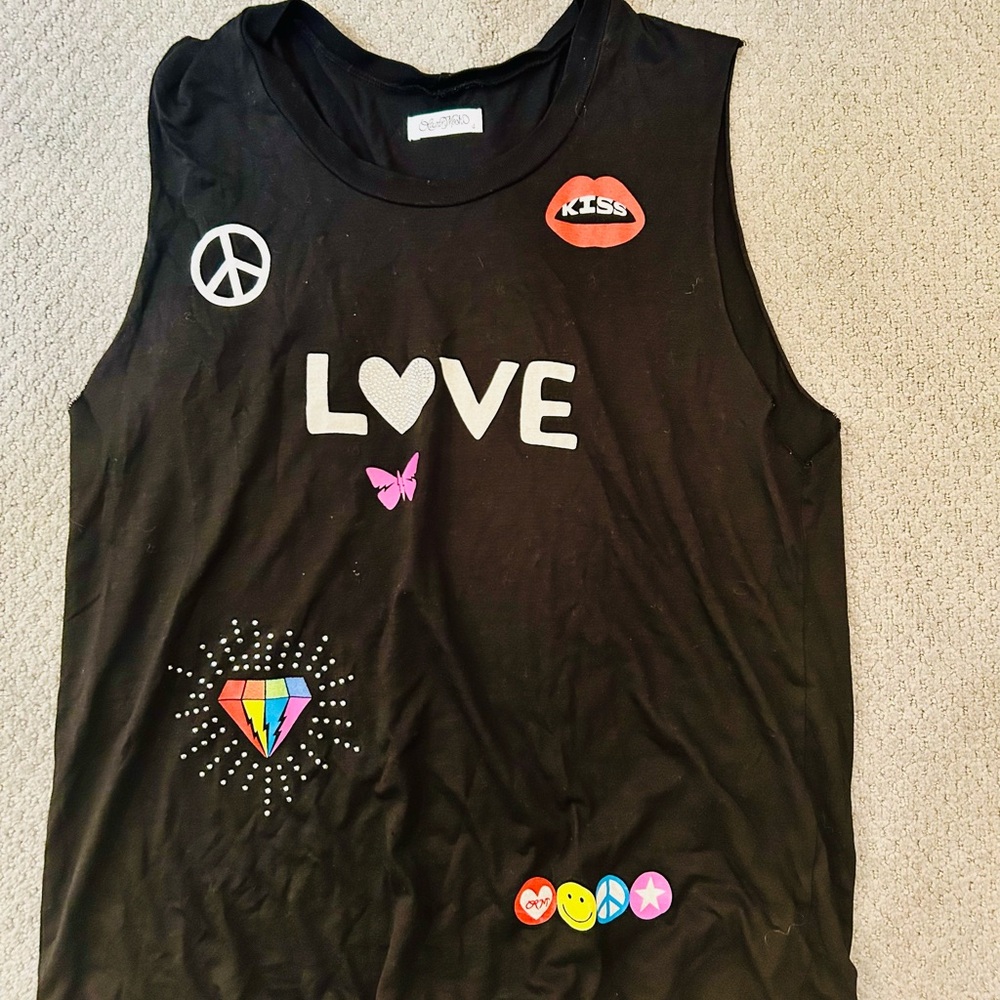 Lauren Moshi Tank Top. MADE in LA